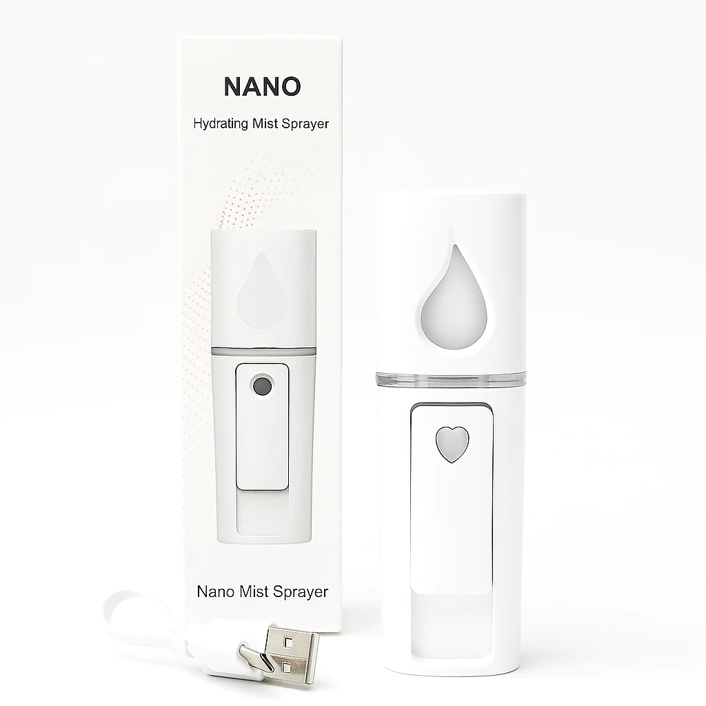 بخور سرد شارژی همراه و اسپری خشبو کننده و آبرسان پوست nano mist spray