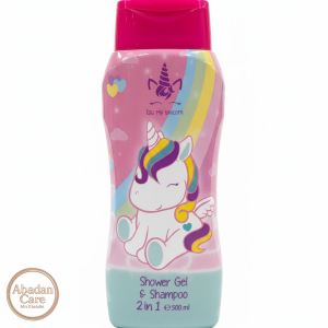 شامپو و ژل دوش کودک Eau My Unicorn دوکاره 500میلی‌لیتر