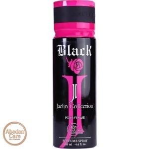 اسپری خوشبو کننده زنانه ژاکلین Jaclin مدل بلک ایکس اس رز Black