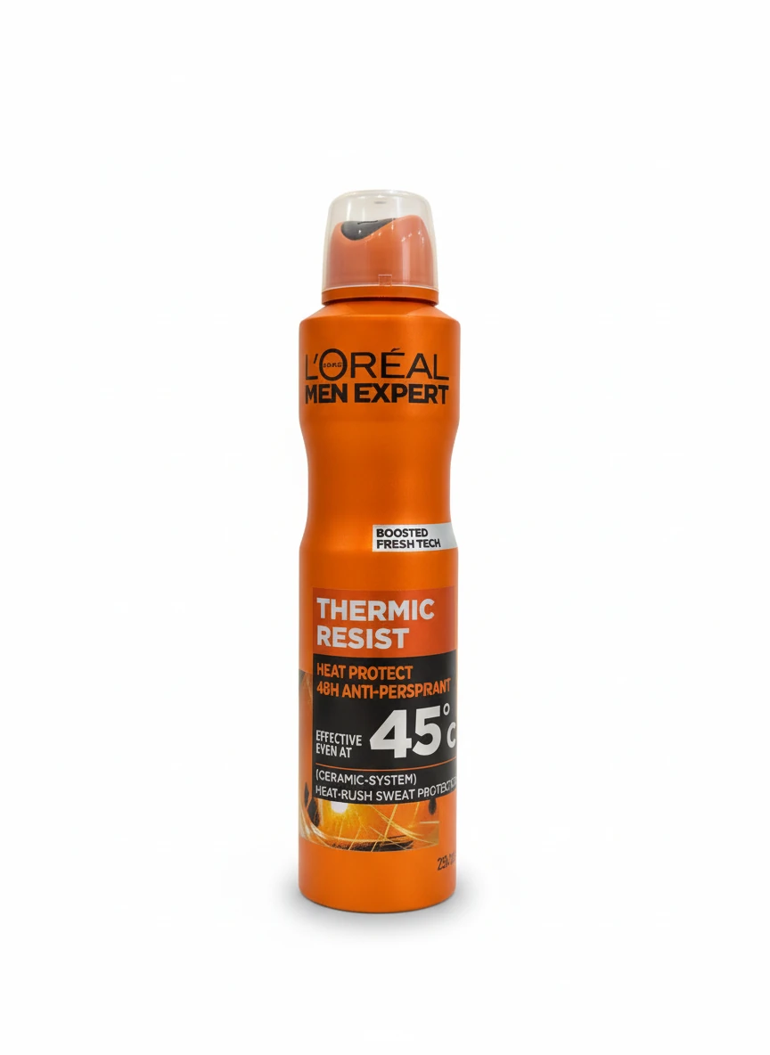 اسپری ضد تعریق مردانه لورال من اکسپرت مدل ترمیک رزیست (ضد گرما) 250 میل Loreal Men Expert Thermic Resist
