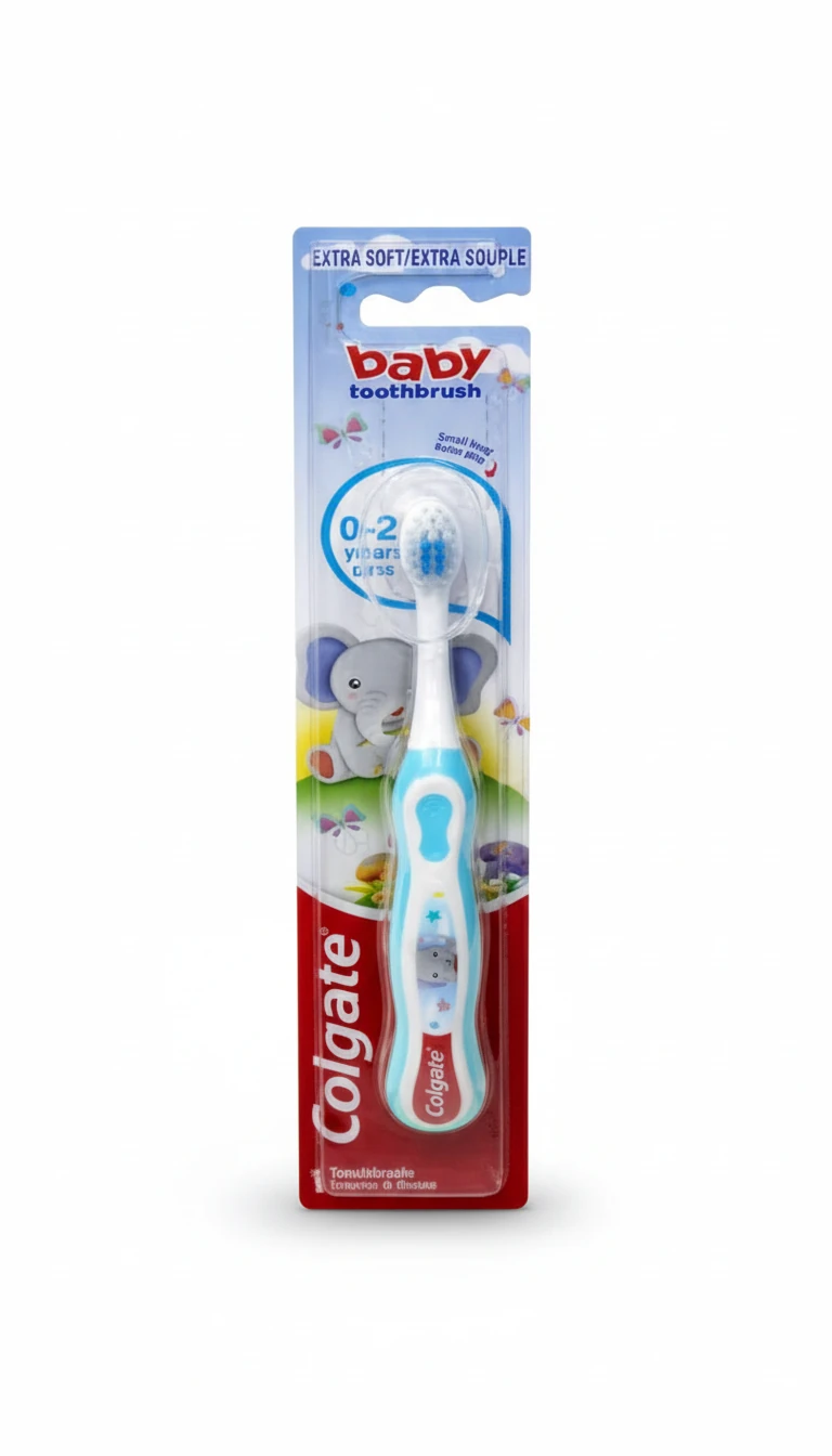 مسواک کودک کلگیت Colgate مدل baby آبی