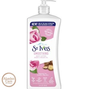 لوسیون بدن رز و آرگان سینت ایوز St.Ives Smoothing Body Lotion