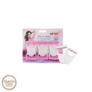 ژیلت زنانه سه‌تیغه Wetell مدل Shave Body بسته 6 عددی
