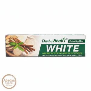 خمیر دندان گیاهی دوربا هر‌بل مدل White با طعم نعناع 110 گرم