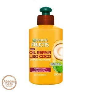 کرم مو حالت‌ دهنده مخصوص موهای خشک و آسیب‌ دیده گارنیر Garnier مدل Garnier Fructis Oil Repair Liso Coco حجم 300ml