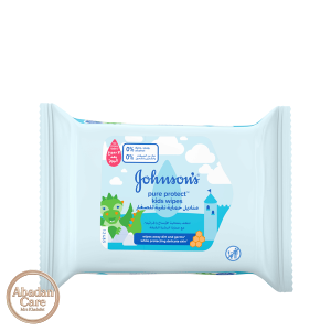 دستمال مرطوب کودک مدل Pure Protect بسته 25عددی جانسون