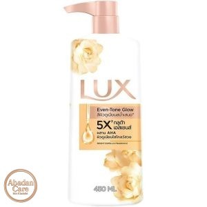 شامپو بدن درخشان‌کننده پوست لوکس Lux Even Tone Glow حجم 450 میل
