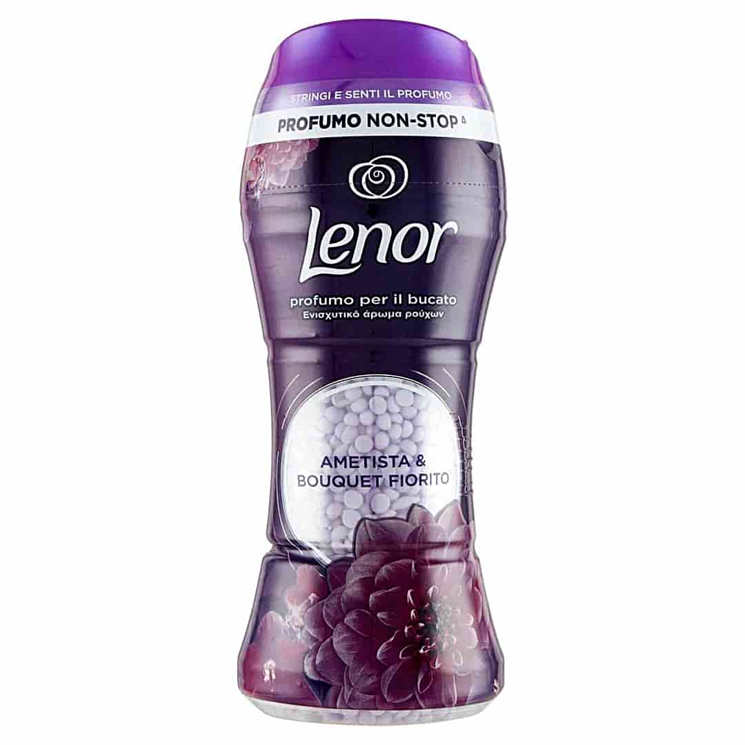 خوشبو کننده لباس لنور Lenor مدل Amethista & Boeket Fiorito وزن 210 گرم اورجینال