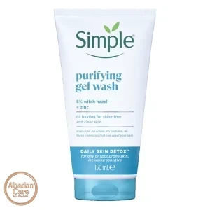 ژل شستشوی پوست چرب سیمپل Simple purifying gel wash