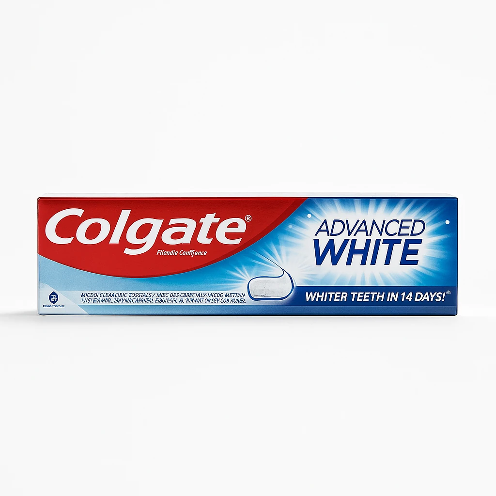 خمیر دندان سفیدکننده کلگیت Colgate Advanced White – روشن‌کننده فوری ۱۰۰ میل