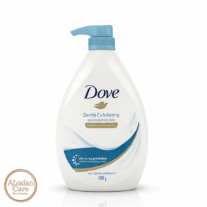 شامپو بدن داو Dove Gentle Exfoliating – لایه‌بردار و مغذی حجم ۱۰۰۰ گرم پمپی