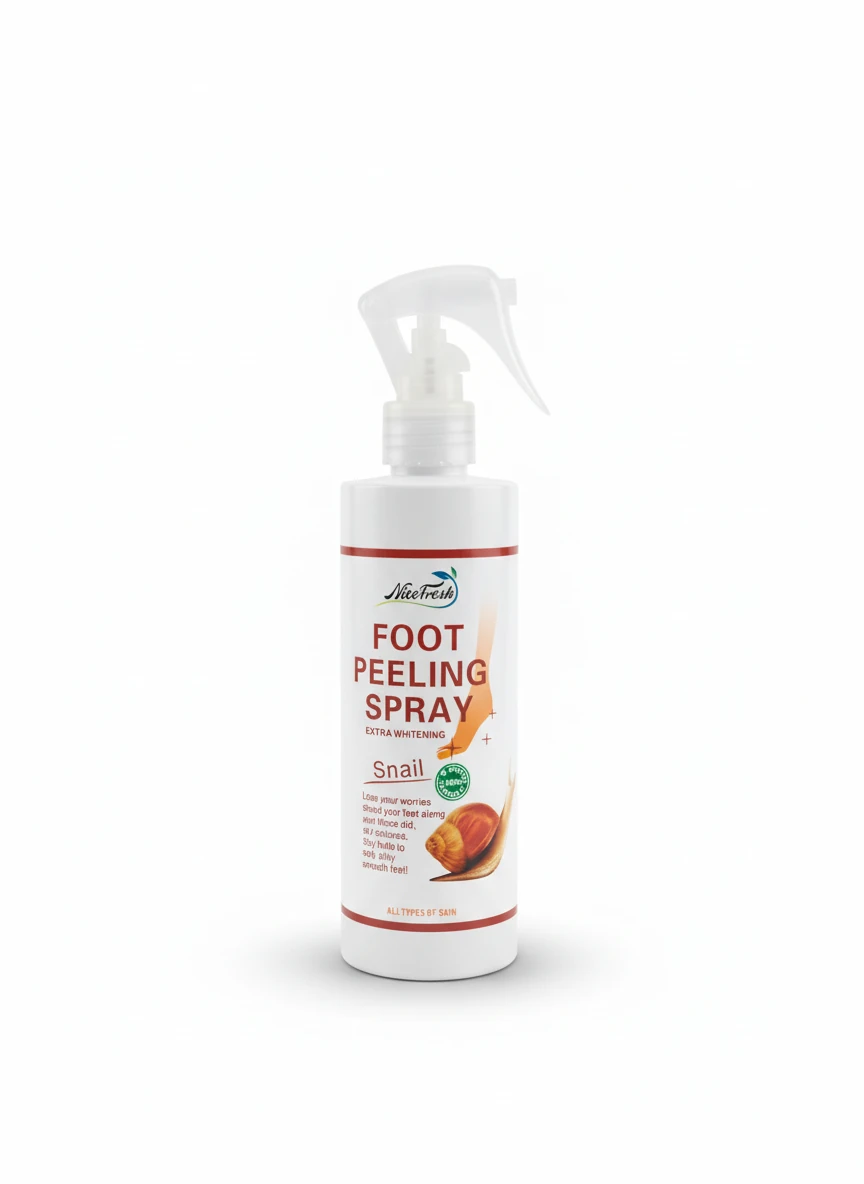 اسپری رفع ترک و خشکی پا foot peeling spray حلزون Snail
