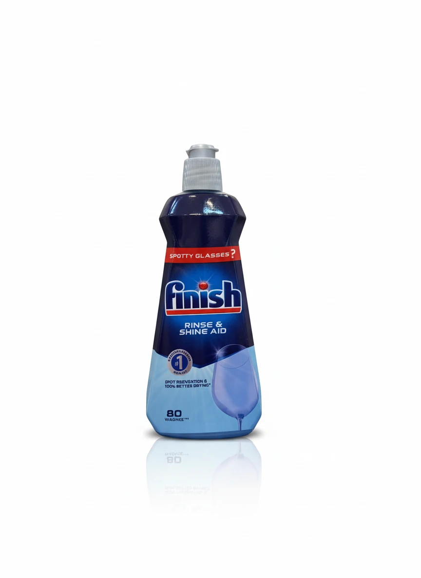 جلادهنده ماشین ظرفشویی فینیش مدل RINSE AID حجم ۴۰۰ میل
