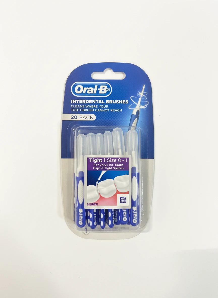 مسواک بین دندانی اورال بی مدل Interdental Brushes بسته 20 عددی