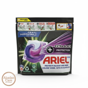 کپسول ماشین لباسشویی آریل Extra Black Protection اروپایی ۳۶ عددی