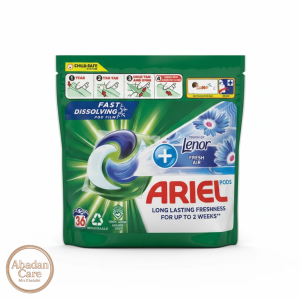 کپسول ماشین لباسشویی آریل Pods + Lenor Fresh Air اروپایی ۳۶ عددی