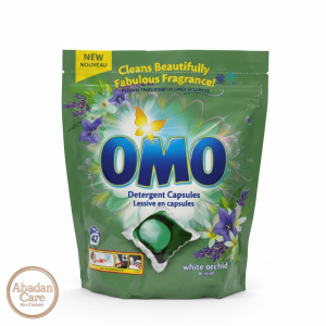 کپسول ماشین لباسشویی اومو OMO White Orchid & Mint ۴۲ عددی