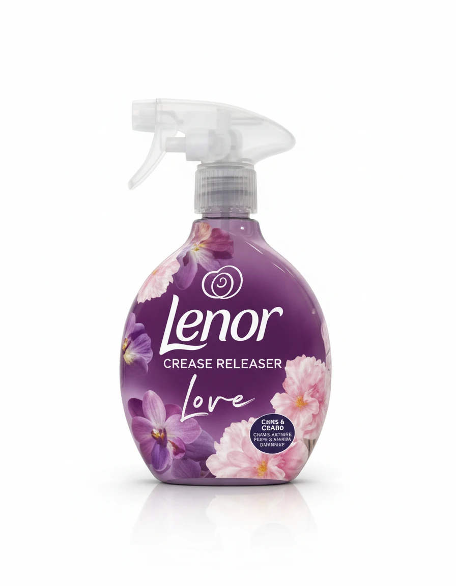 اسپری ضدچروک و خوشبوکننده لباس لنور Lenor Crease Releaser Love