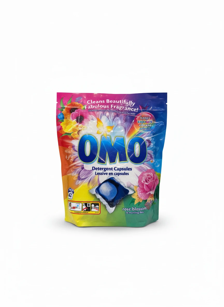 کپسول ماشین لباسشویی اومو OMO Rose Blossom ۴۲ عددی