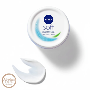 کرم مرطوب‌کننده NIVEA Soft خنک‌کننده و آبرسان – ۱۰۰ میل