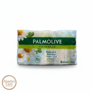 صابون پالمولیو نچرالز Balance & Softness بابونه و ویتامین E بسته ۶ عددی ۱۷۰ گرمی