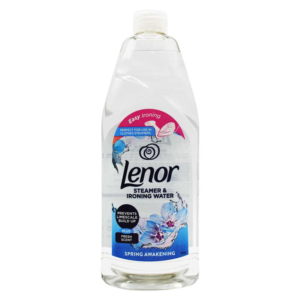 آب اتو و بخار‌شوی Lenor مدل Spring Awakening – ضد رسوب و خوشبو کننده لباس