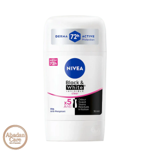 استیک ضدتعریق نیوآ Black & White Invisible Original با ماندگاری ۷۲ ساعته – ۵۰ میل