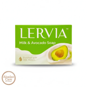 صابون شیر و آووکادو لرویا Lervia Milk & Avocado Soap وزن ۹۰ گرمی