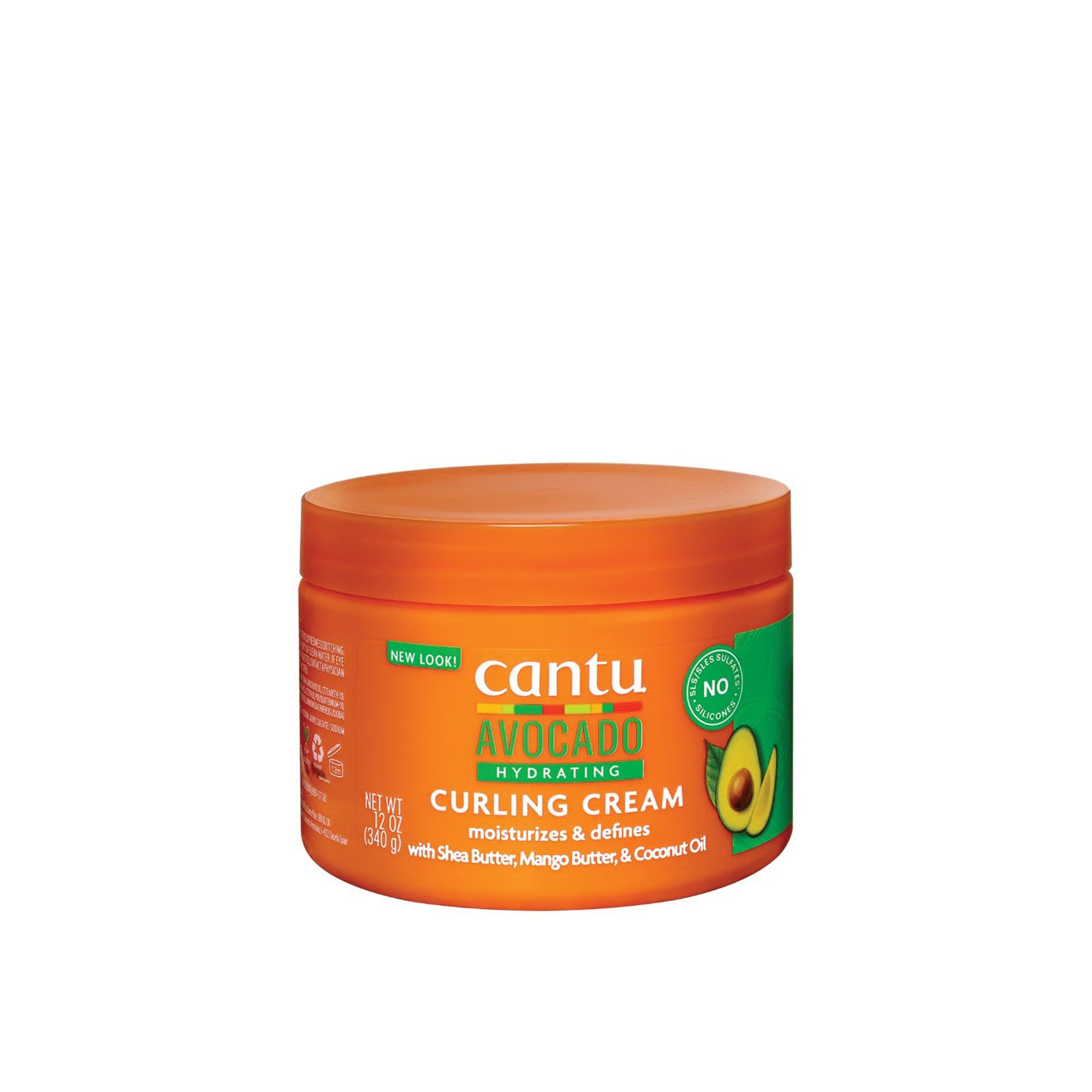 کرم فرکننده و آبرسان آووکادو کنتو Cantu Avocado Hydrating Curling Cream