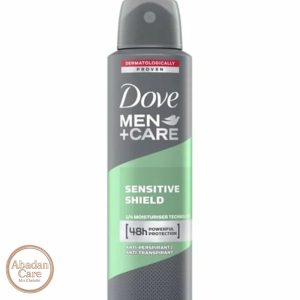 خرید اسپری ضدتعریق مردانه داو Sensitive Shield | ۴۸ ساعته | Dove Men+Care