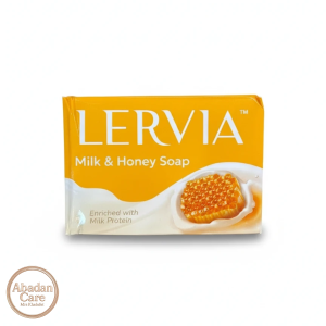 صابون شیر و عسل لرویا Lervia Milk & Honey Soap وزن ۹۰ گرمی