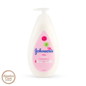 لوسیون کودک جانسون Johnson’s Baby Lotion پمپی حجم ۵۰۰ میل | مرطوب‌کننده ملایم ۲۴ ساعته مناسب پوست حساس