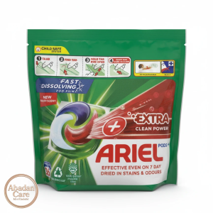 کپسول ماشین لباسشویی آریل Pods+ Extra Clean Power اروپایی ۳۶ عددی