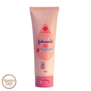 کرم بچه جانسون Johnson’s Baby Cream وزن 100 گرم | مرطوب‌کننده ملایم با عصاره بابونه