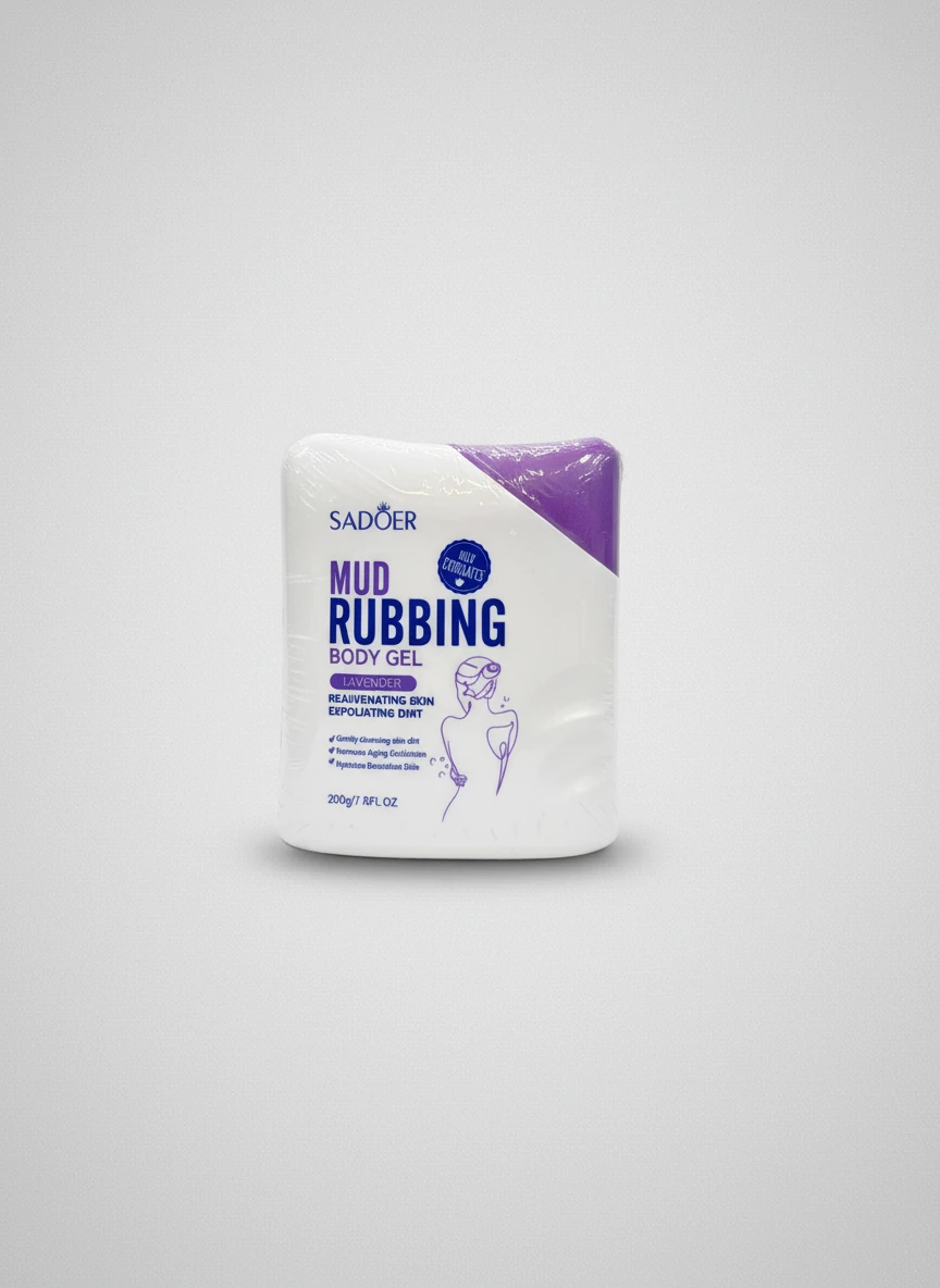 ژل لایه‌بردار بدن سادور عصاره لوندر | Mud Rubbing Lavender 200 گرم