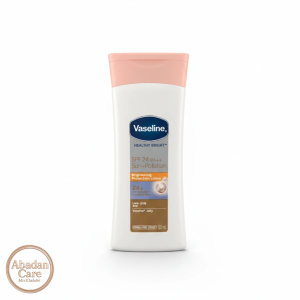 لوسیون بدن وازلین Healthy Bright SPF24 | محافظت آفتاب و آلودگی 100 میل