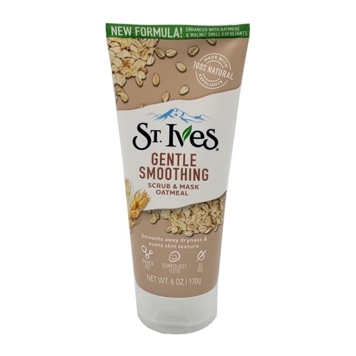 اسکراب صورت سنت ایوز St.Ives مدل جو دو سر Oatmeal وزن 170 گرم