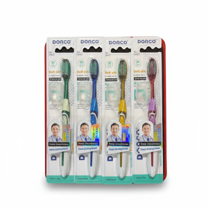مسواک Dorco Soft با برس نرم، مناسب دندان‌ها و لثه‌های حساس. طراحی خوش‌دست، پاک‌کنندگی مؤثر و ارسال محصول به‌صورت تکی با رنگ رندوم.