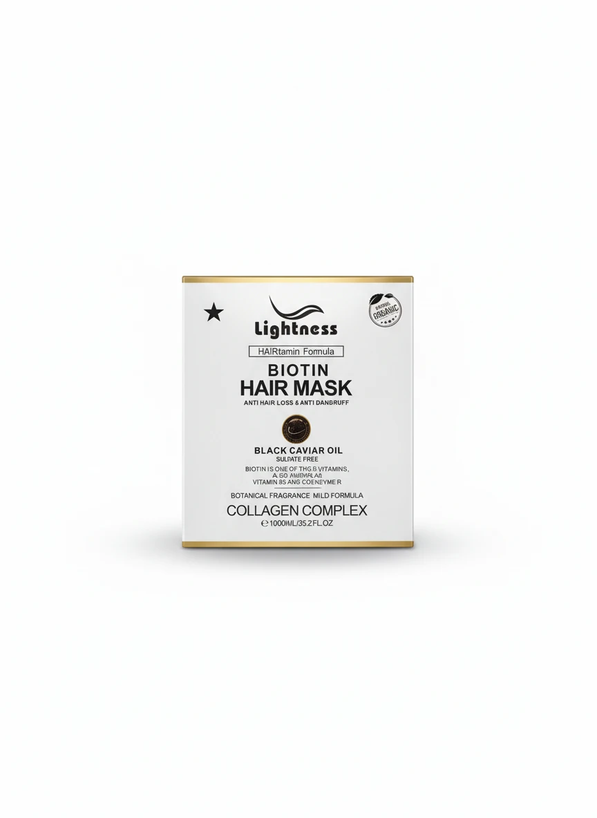 ماسک مو بیوتین لایتنس Lightness Biotin Hair Mask حجم 1000 میل