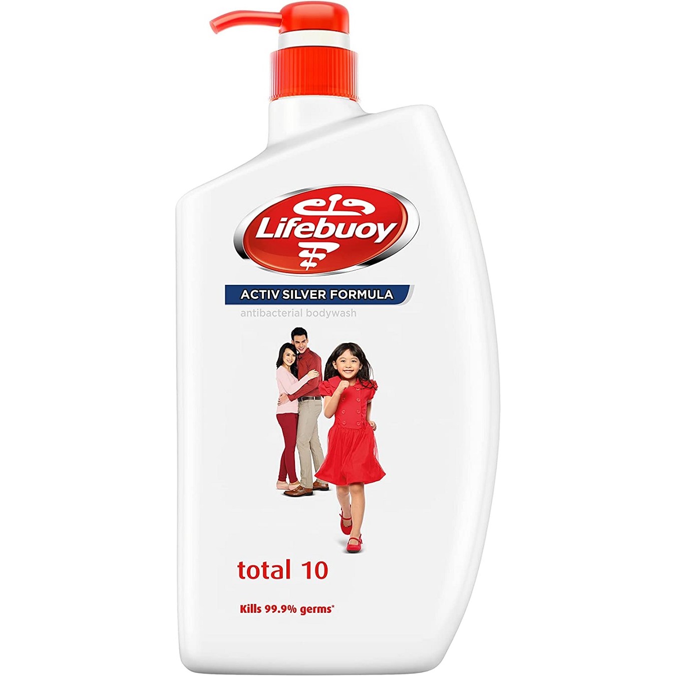 شامپو بدن آنتی باکتریال لایف بوی توتال Lifebuoy Total 10 حجم 950 میلی لیتر
