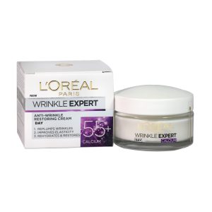 کرم شب ضد چروک لورآل Wrinkle Expert 55+ کلسیم‌دار 50 میل
