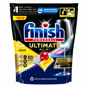 قرص ماشین ظرفشویی فینیش مدل Ultimate All in 1 لیمویی 50 عددی
