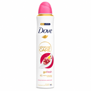 اسپری ضد تعریق داو Dove Go Fresh انار و لیمو 72 ساعته 250 میل