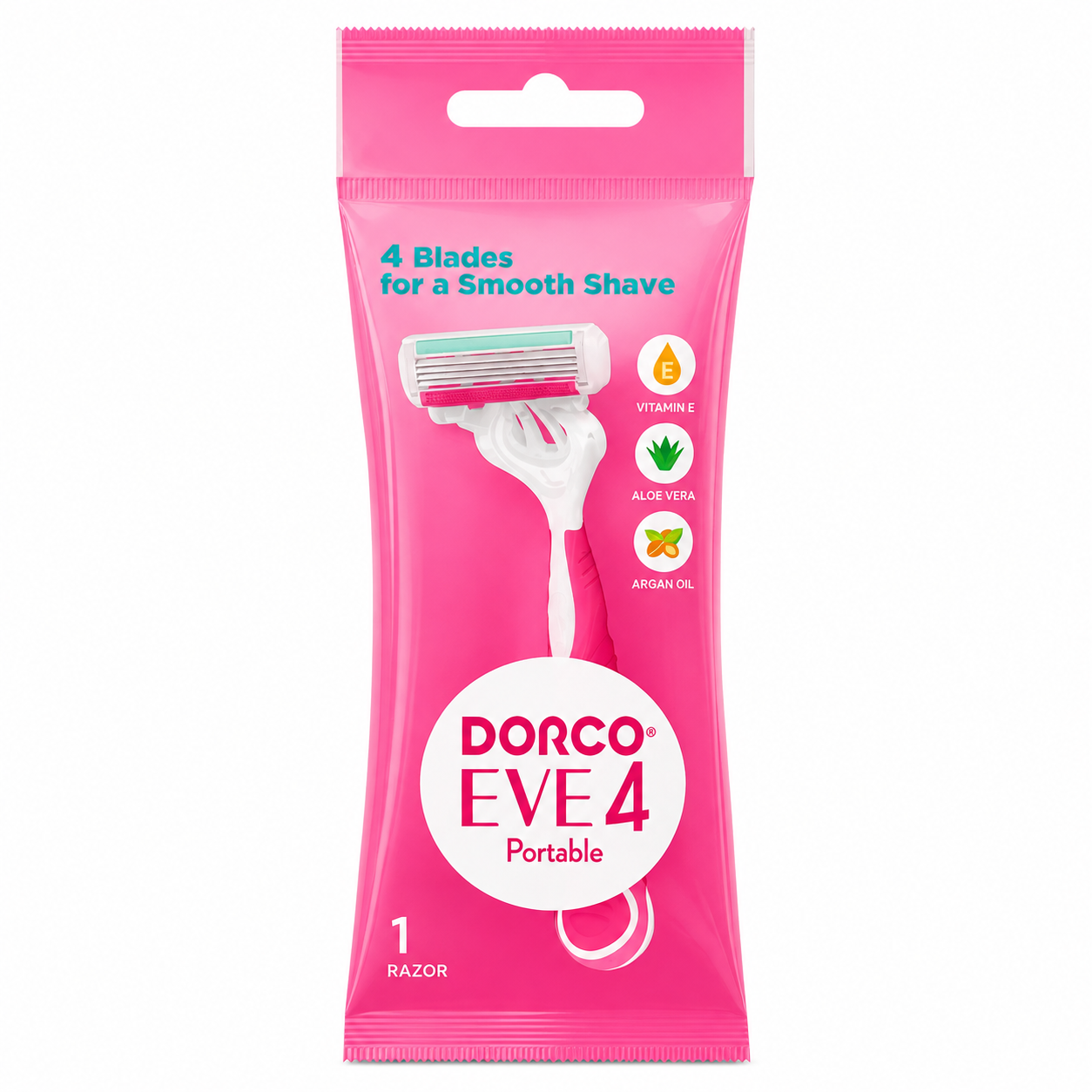 خودتراش زنانه دورکو EVE 4 Portable چهار تیغه
