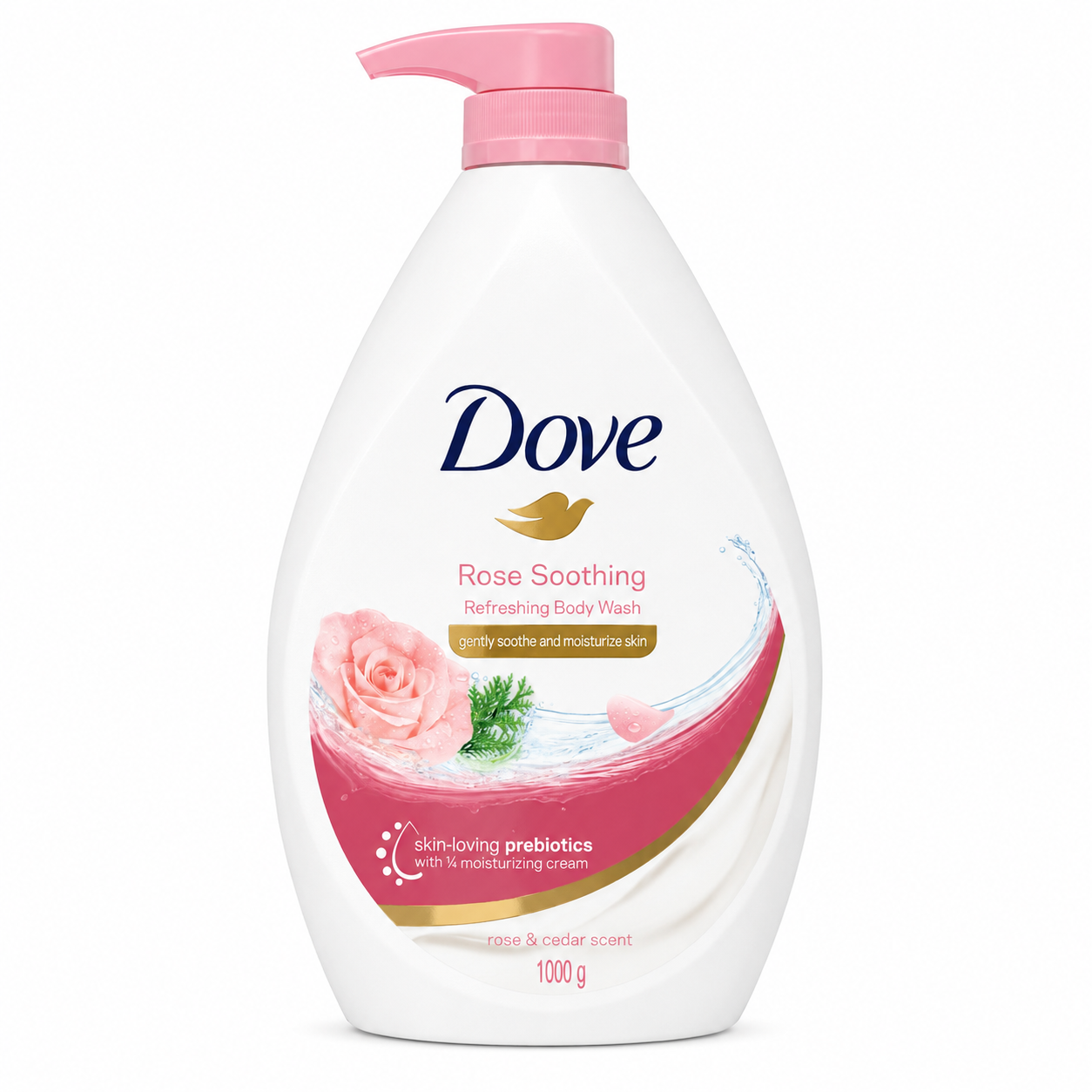 شامپو بدن داو Rose Soothing رز و سدر 1000 گرم