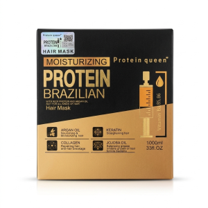 ماسک مو پروتئین برزیلی 1000ml protein queen مرطوب کننده و تقویت کننده