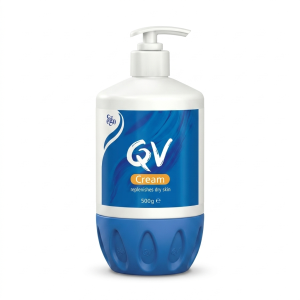 کرم صورت و بدن کیو وی پوست خشک و حساس QV 500 ml