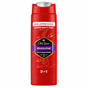 شامپو سه کاره اولد اسپایس Old Spice Rockstar بدن مو و صورت حجم 400 میل