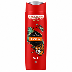 شامپو سه کاره اولد اسپایس Old Spice Tigerclaw بدن مو و صورت حجم 400 میل