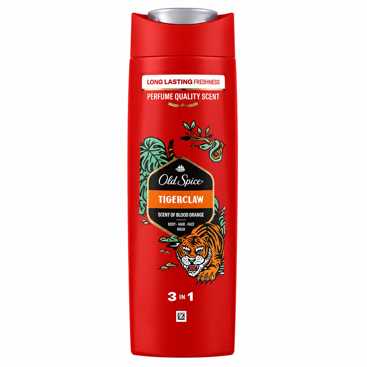 شامپو سه کاره اولد اسپایس Old Spice Tigerclaw بدن مو و صورت حجم 400 میل